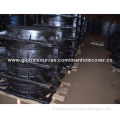 Rubber Ductile Iron Locking Manhole Cover & Grating with Frame, Lockable and Hinged